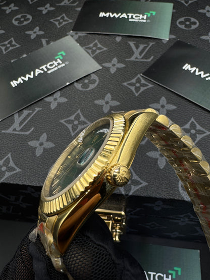 Rolex Day-Date Green Dial Gold