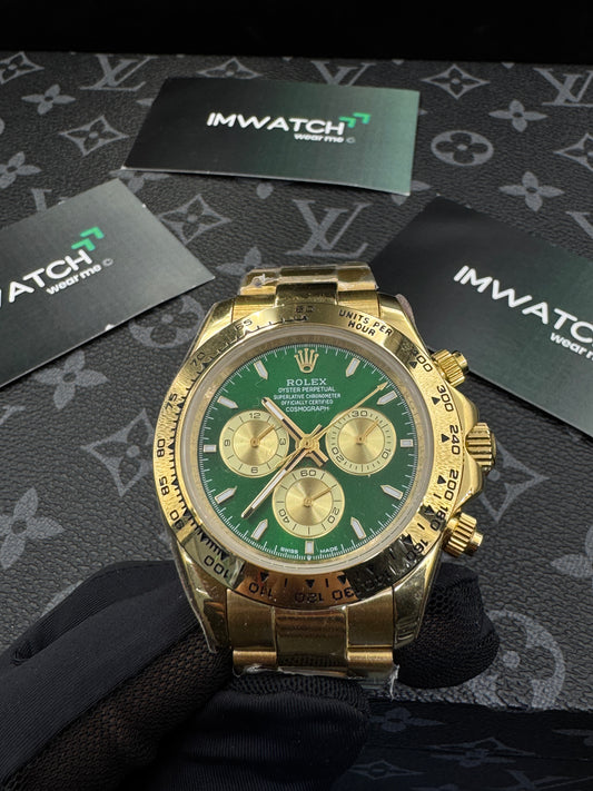 Rolex Daytona Green Dial Gold